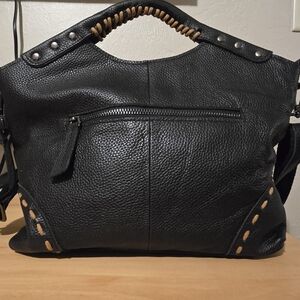Women's large leather handbag shoulder bag NWOT